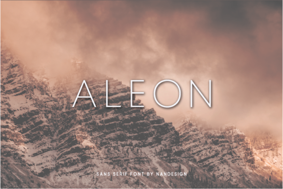 Aleon: The Simple Sans Serif Font for Polished Branding