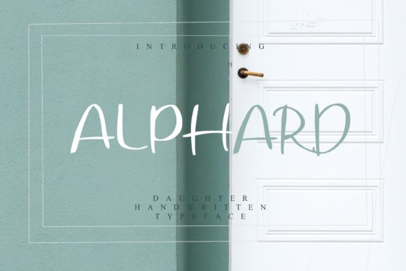 Alphard: The Quirky Handwritten Font for Modern Web Design
