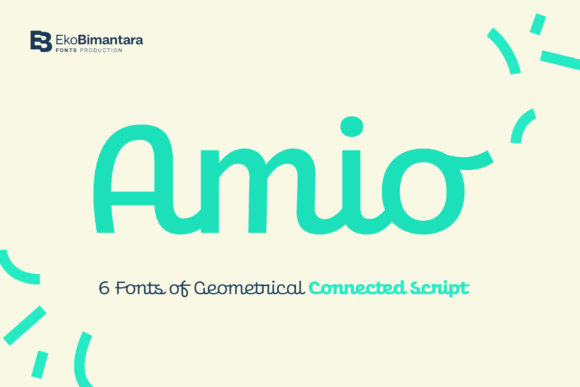 Amio: A Geometrical Script Font for Editorial Projects
