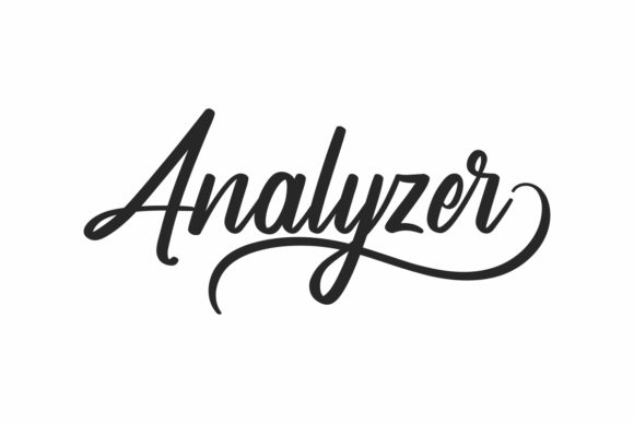 Analyzer: A Unique Handwritten Font for Elegant Branding