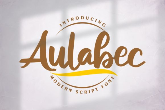 Aulabec: The Bold Handwritten Font for Dynamic Branding