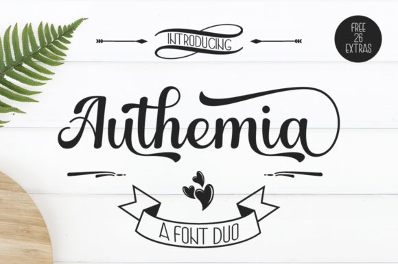 Authemia: A Bold Handwritten Typeface for Modern Web Design