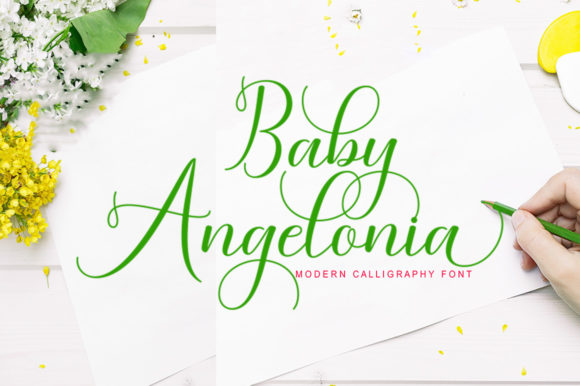Baby Angelonia: The Modern Handwritten Typeface for Editorial Design