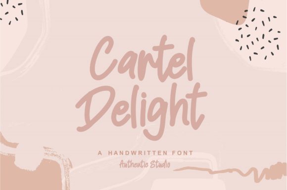 Cartel Delight: The Whimsical Handwritten Font for Creative Makers