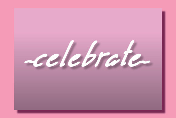 Celebrate: The Elegant Script Handwritten Font for Modern Campaigns