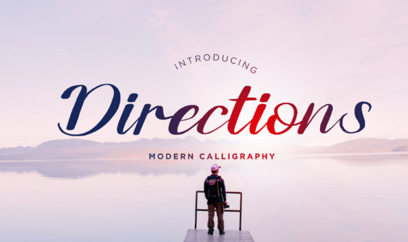 Directions: The Cursive Handwritten Font for Modern Web Design
