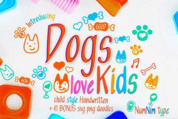 Dogs Love Kids: The Handwritten Font for Playful Brand Identity