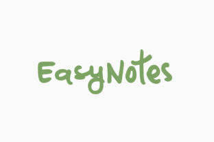 EasyNotes: The Perfect Handwritten Font for Crafters