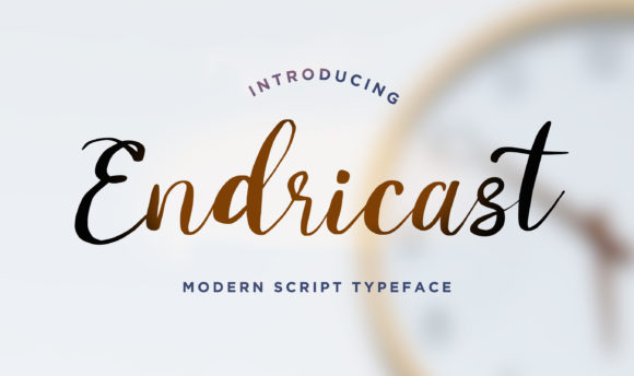 Endricast: The Elegant Handwritten Font for Modern Web Design