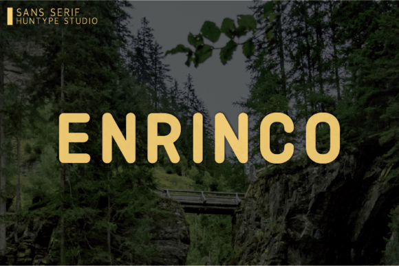 Enrinco: The Bold Sans Serif Font for Modern Branding