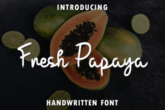 Fresh Papaya: The Sweet Handwritten Font for Your Brand