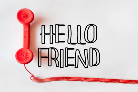 Hello Friend: A Handwritten Typeface for Editorial Design
