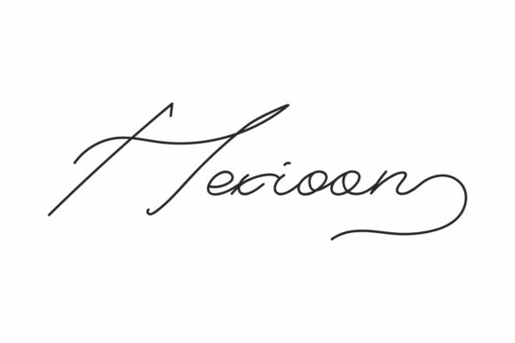 Hexioon: The Stylish Script Typeface for Modern Web Design