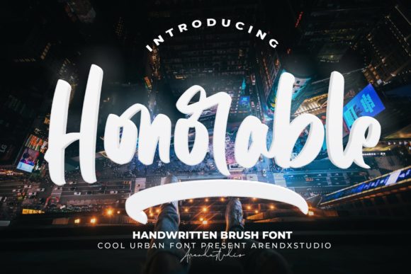 Honorable: A Playful Script Handwritten Font for Modern Brands