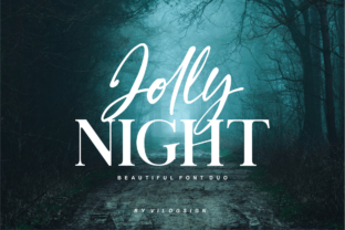 Jolly Night Duo: A Delicate Typeface for Editorial Design