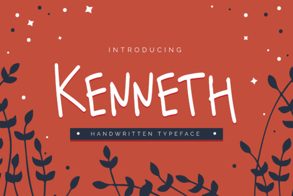 Kenneth: The Friendly Handwritten Font for Modern Designers