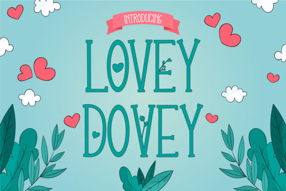 Lovey Dovey: A Natural Serif Typeface for Editorial Design