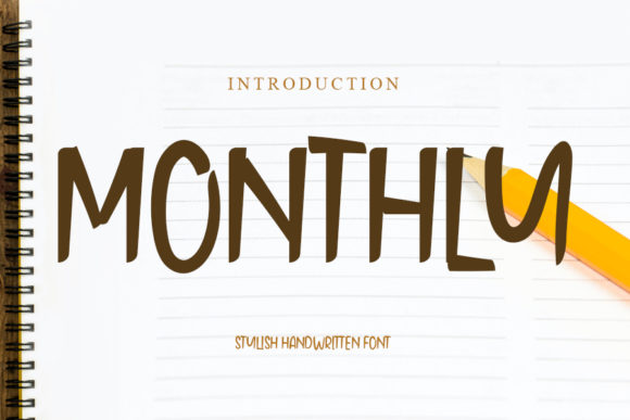 Monthly: The Friendly Handwritten Font for Modern Web Design