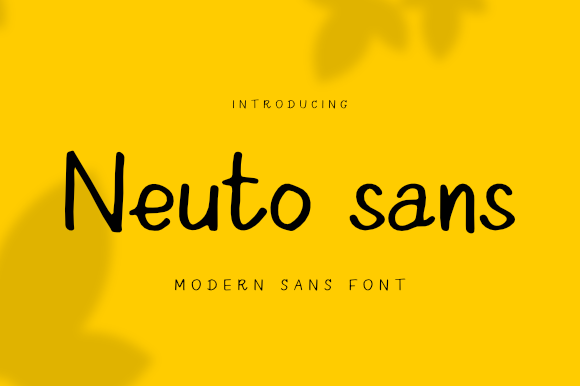 Neuto Sans: The Handwritten Font for Creative Crafters