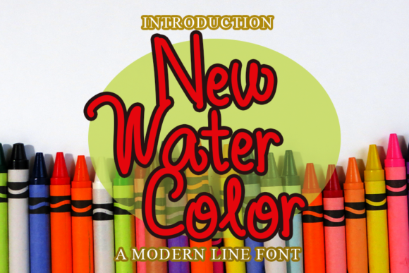 New Watercolor: A Unique Handwritten Font for Editorial Design
