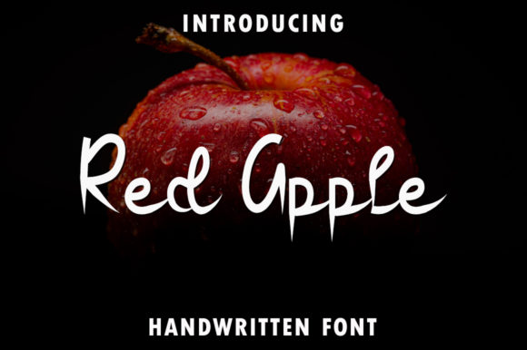 Red Apple: A Classic Handwritten Font for Editorial Design