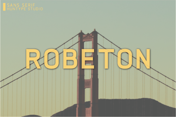 Robeton: The Bold Sans Serif Font for Handmade Branding