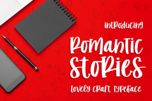Romantic Stories: A Sweet Handwritten Font for Branding