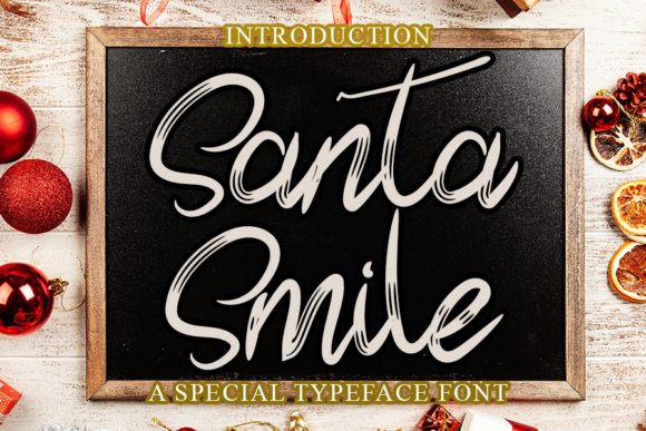 Santa Smile: A Handwritten Typeface for Modern Editorial Design
