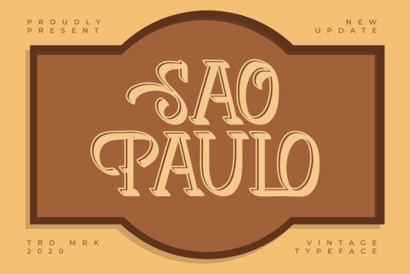 Sao Paulo: The Bold Serif Font for Authentic Branding