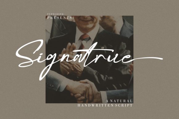 Signatrue: The Stylish Handwritten Font for Crafters