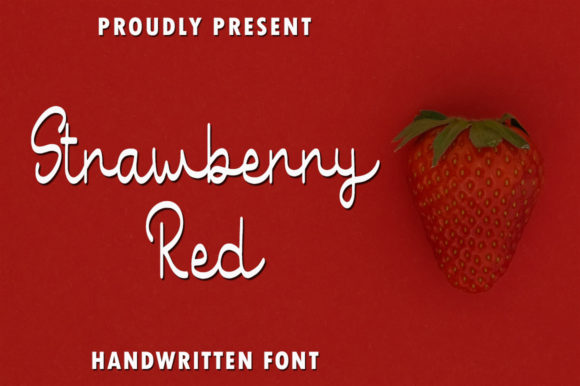 Strawberry Red: The Sweet Script Handwritten Font for Your Brand