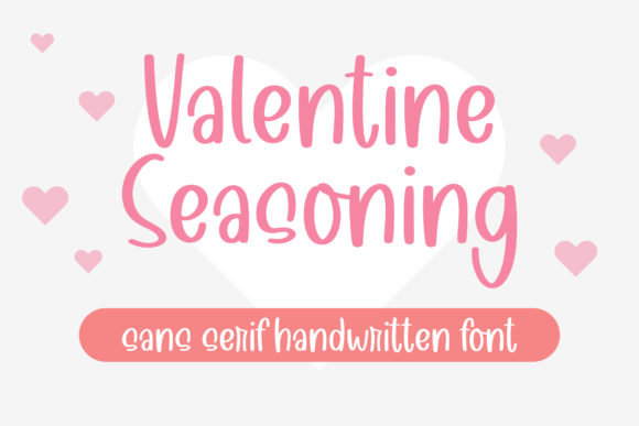 Valentine Seasoning: A Trendy Handwritten Font for Modern Web Design