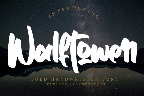 Walftower: A Bold Handwritten Typeface for Editorial Design