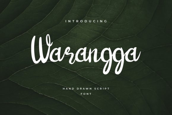 Warangga: The Delicate Handwritten Font for Elegant Branding