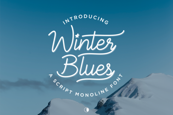 Winter Blues: A Handwritten Typeface for Boutique Branding